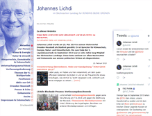 Tablet Screenshot of johannes-lichdi.de